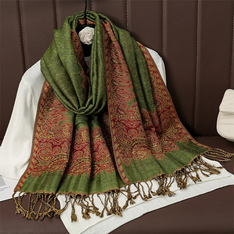 BowLift | Élégancea | Women's Scarf | Cashmere Feel | 70 × 190 cm | Luxury Print & Warm