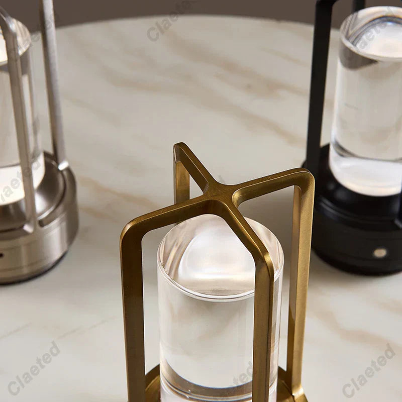 BowLift | Rechargeable Wireless LuxuryGlow Table Lamp - Elegant Wireless Lamp for Any Mood