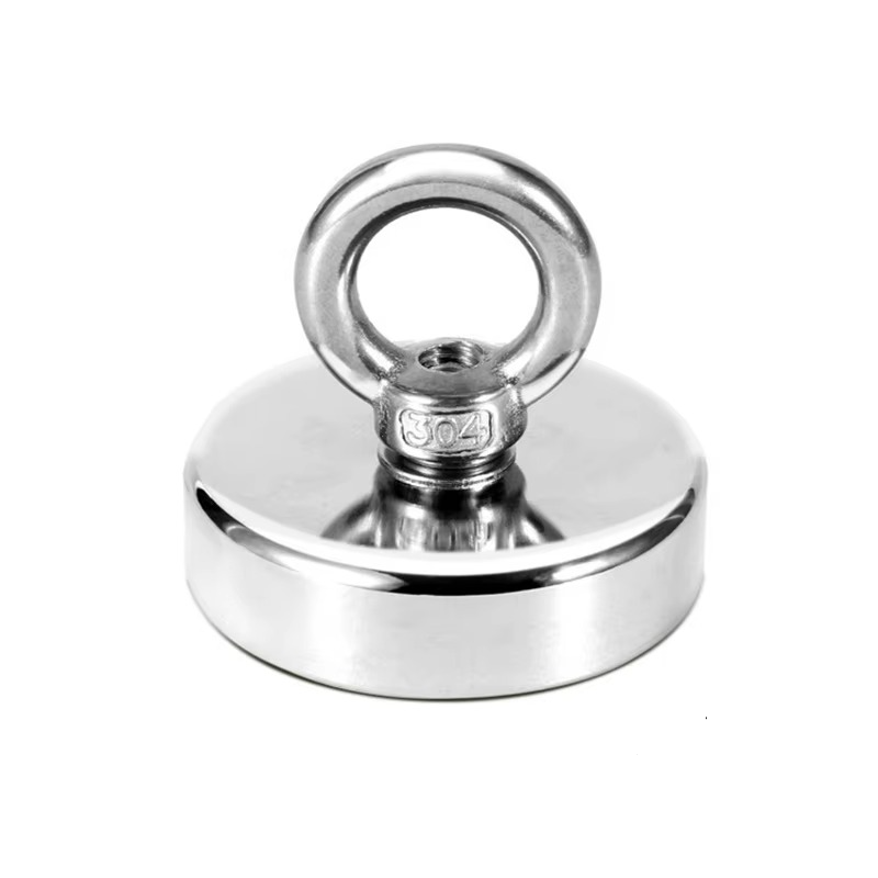 BowLift | Premium Neodymium Fishing Magnet with Eyebolt for Magnetic Salvaging
