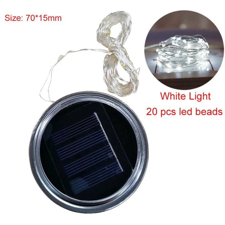 BowLift | LumiDeck Solar-Deck Light String | Waterproof & Light Controlled | For Glass Decor & Garden Lighting