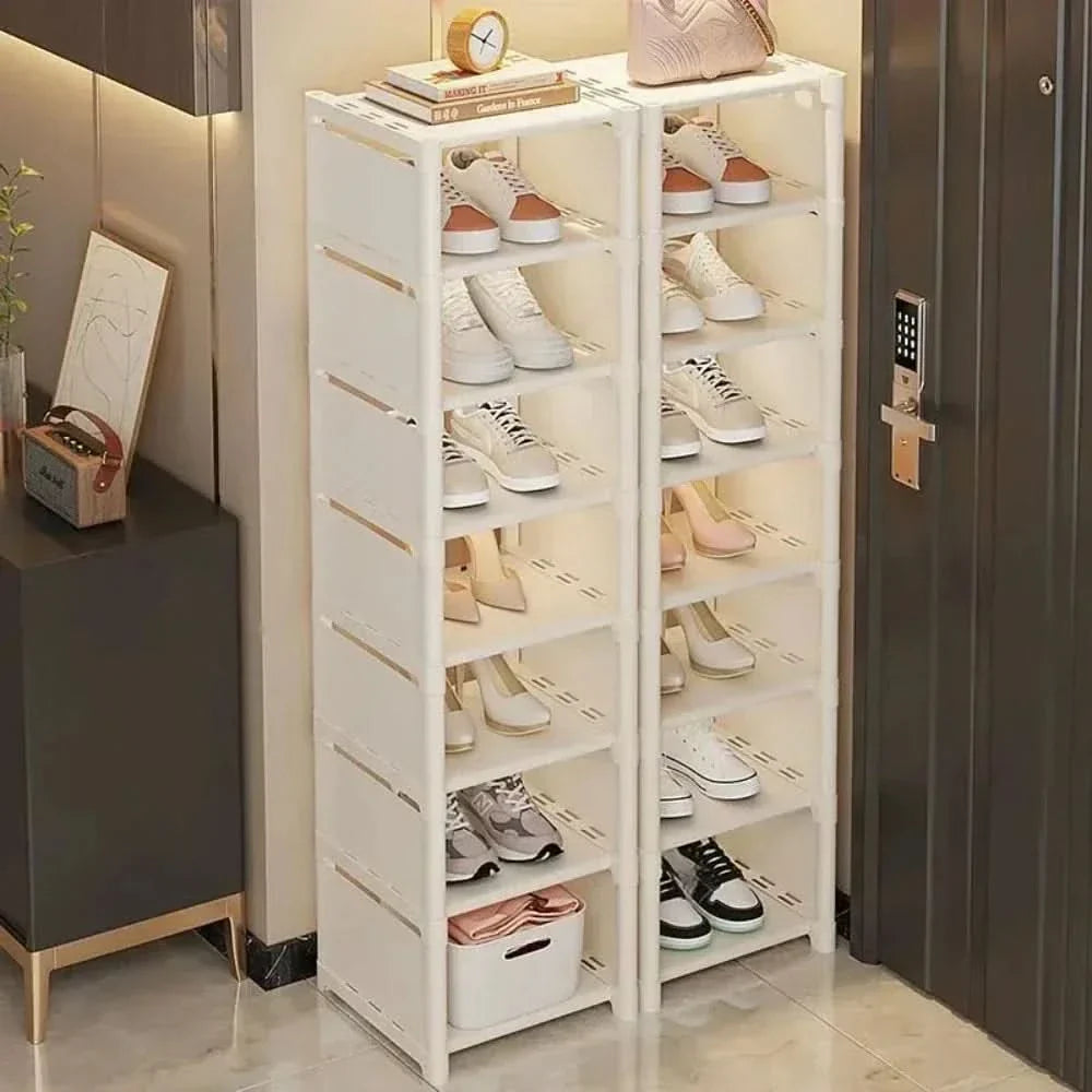 BowLift | SHOECORNER RACK – Stackable shoe rack for corners – Space-saving organization with style