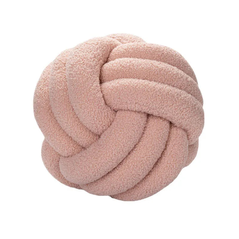 Boucle Rope Knot Ball Cushion | Bowlift