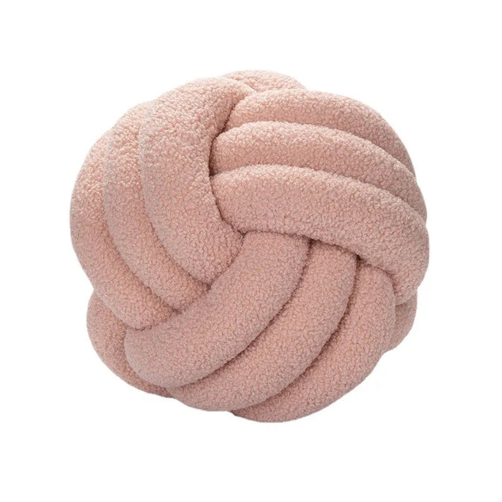 Boucle Rope Knot Ball Cushion | Bowlift