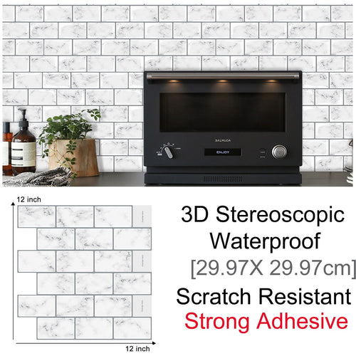 3D Self-Adhesive Hexagonal Wall Stickers | Bowlift
