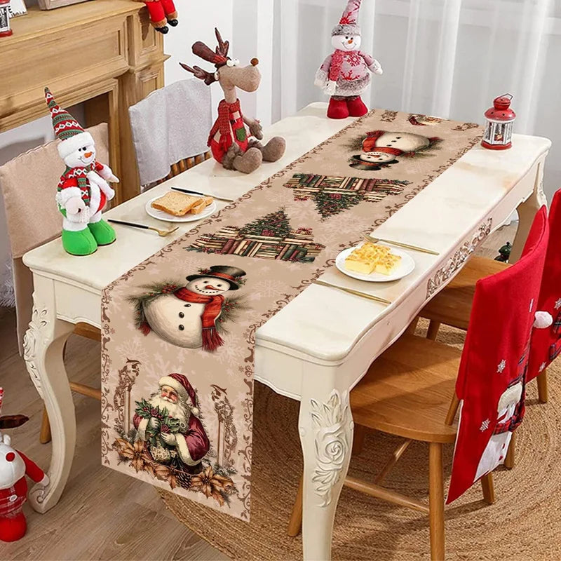 BowLift | FestiLoom Christmas Table Runner | "Merry Christmas" Design | 100% Polyester | Festive Decor for Christmas & New Year 2025/2026