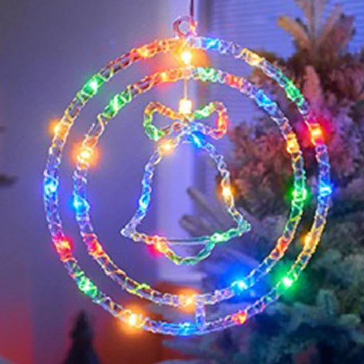 BowLift | LED Christmas Ring Light LumiRing | USB-powered | 8 Light Modes | Warm White & Colorful | Decoration for Christmas & Celebrations