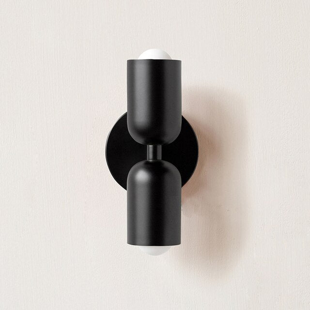BowLift | Cream Double-Head LED Wall Lights