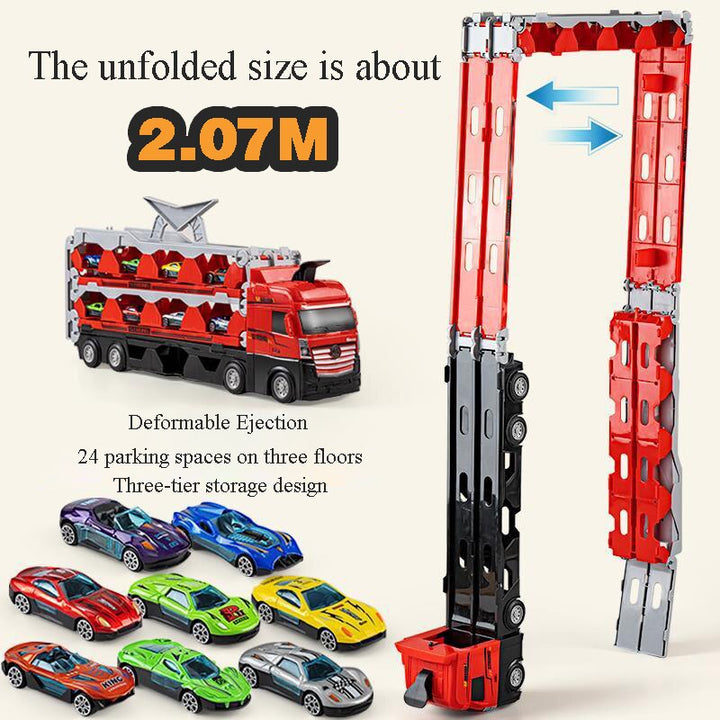 BowLift | Giant Folding Truck Catapult Race Track