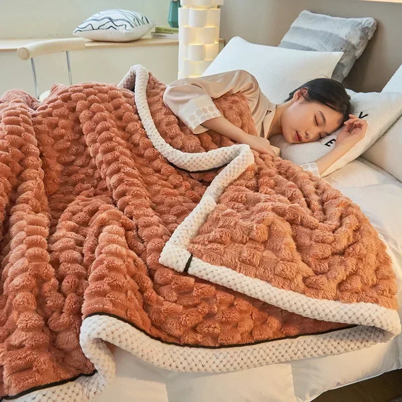 BowLift | Velutura Plush Blanket made of Turtle Velour | Fluffy & Warm | For Bed, Sofa & Travel | Anti-Pilling | Various Sizes & Colors