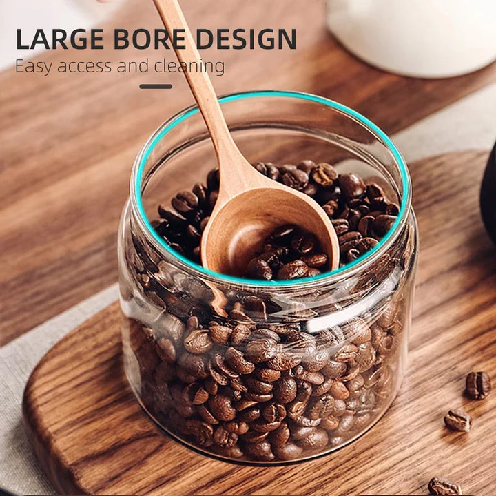 Vacuum storage jar made of borosilicate glass | Bowlift