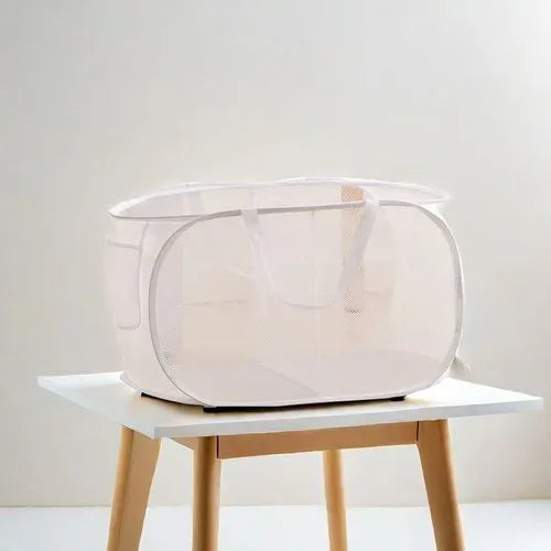 BowLift | Foldixa Laundry Basket | Pop-Up Design & Foldable | With Side Pocket | Single or Double Variant