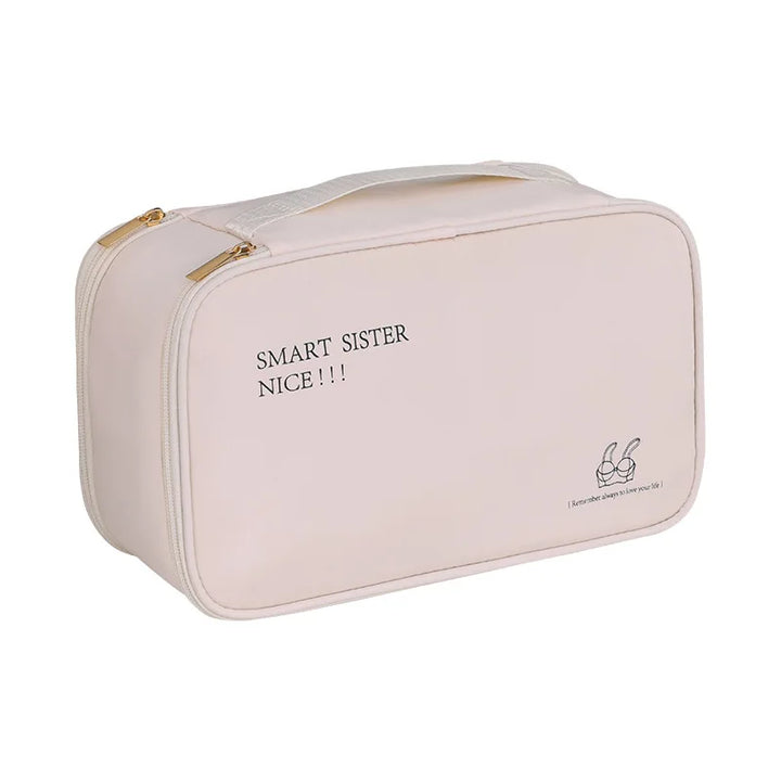 BowLift | Travella Laundry Organizer | 2 Compartments & Compact | For Underwear & Socks | Light & Sturdy