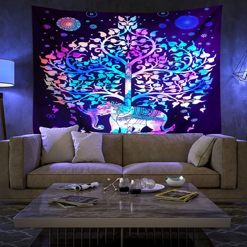 BowLift | Colorful Glowing Luminous Tapestry
