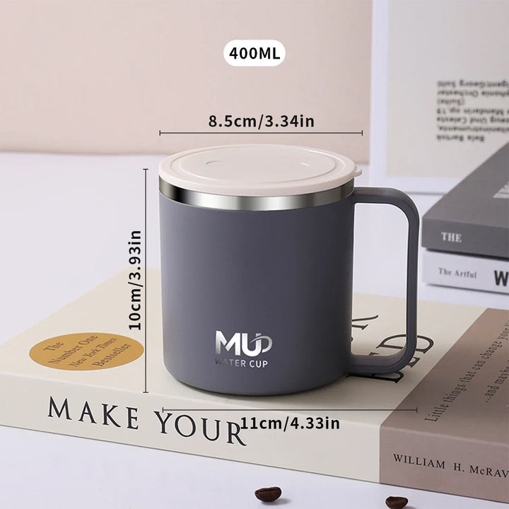 Insulated stainless steel coffee cup with lid | Bowlift