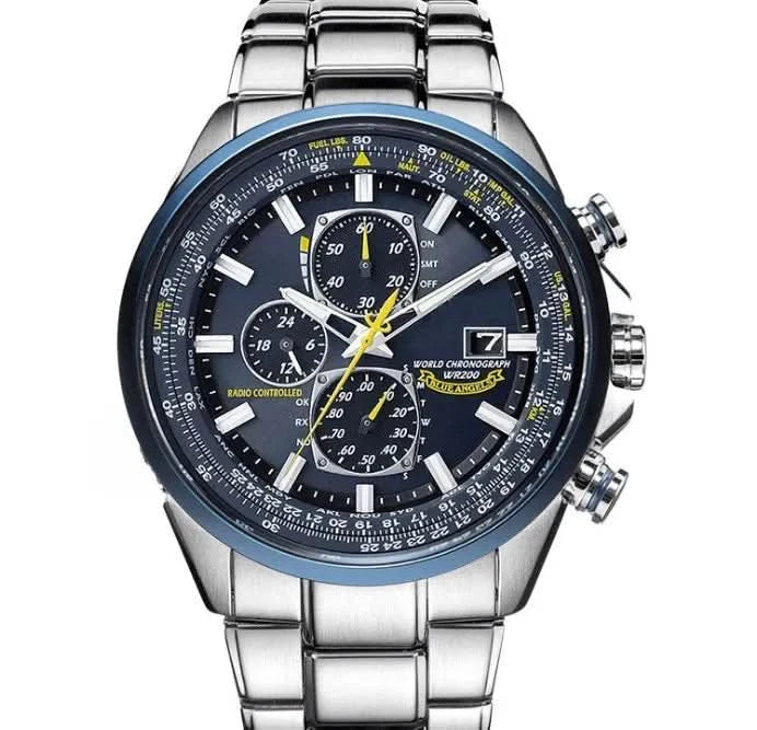 BowLift | Men’s Stainless Steel Chronograph Watch with Calendar