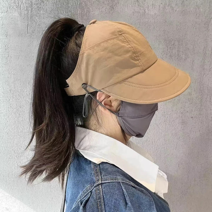 Sun Safe Chic Summer Mask Holder Hat | Bowlift