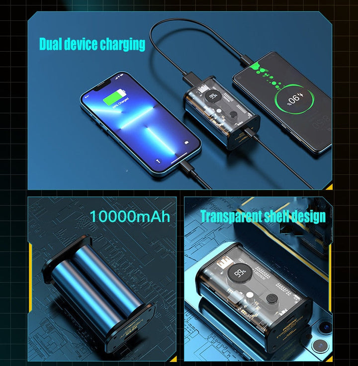 BowLift | Digital Display Transparent Power Bank