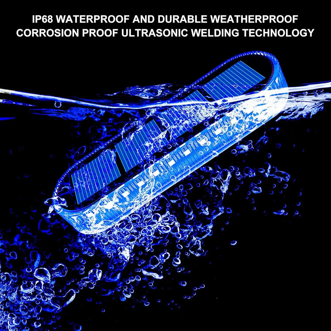 BowLift | LumaGlow Solar Trap Light | IP68 Waterproof with 30 LEDs in Warm/Cold White/Blue for Terrace and Outdoor