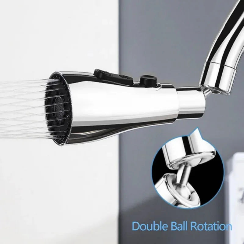 HydroFlex360 kitchen faucet attachment with 360° rotation | Bowlift