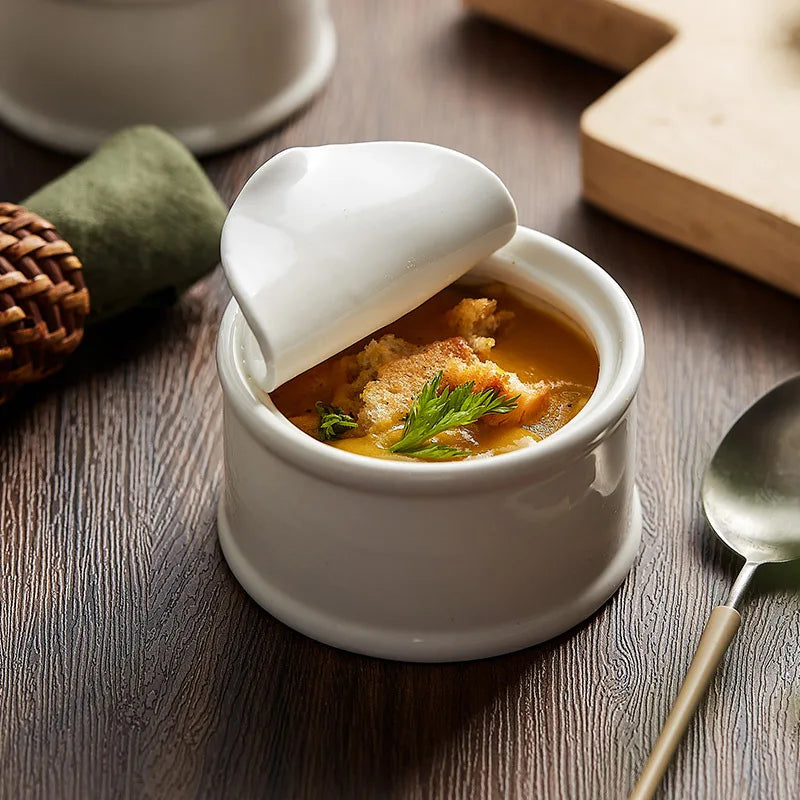 BowLift | Contemporary French Onion Soup Bowl – Premium Ceramic Soup & Stew Bowl