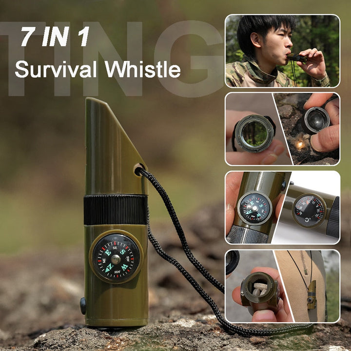 7in1 Portable Survival Outdoor Camping Tool | Bowlift