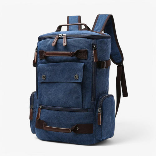 BowLift | Vintage Canvas Backpack – Stylish & Functional with Laptop Compartment for Everyday & Adventure