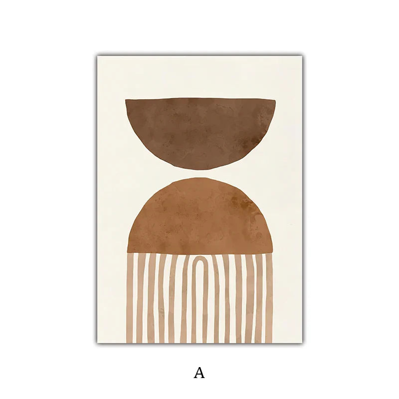 Simple Nature Floral Landscape Gallery Wall Art Fine Art Canvas Prints Minimalist Nordic Pictures For Living Room Scandinavian Home Decor | Bowlift