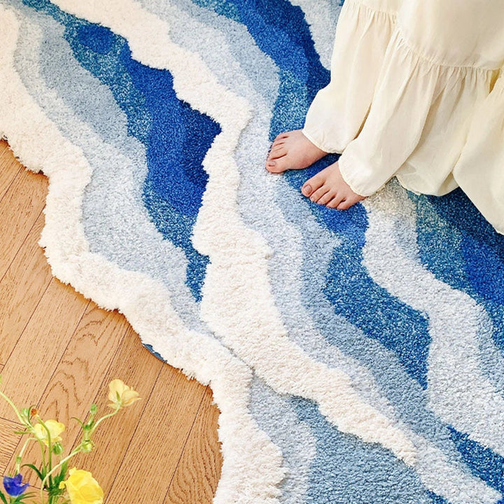 Sea Wave Rug | Bowlift