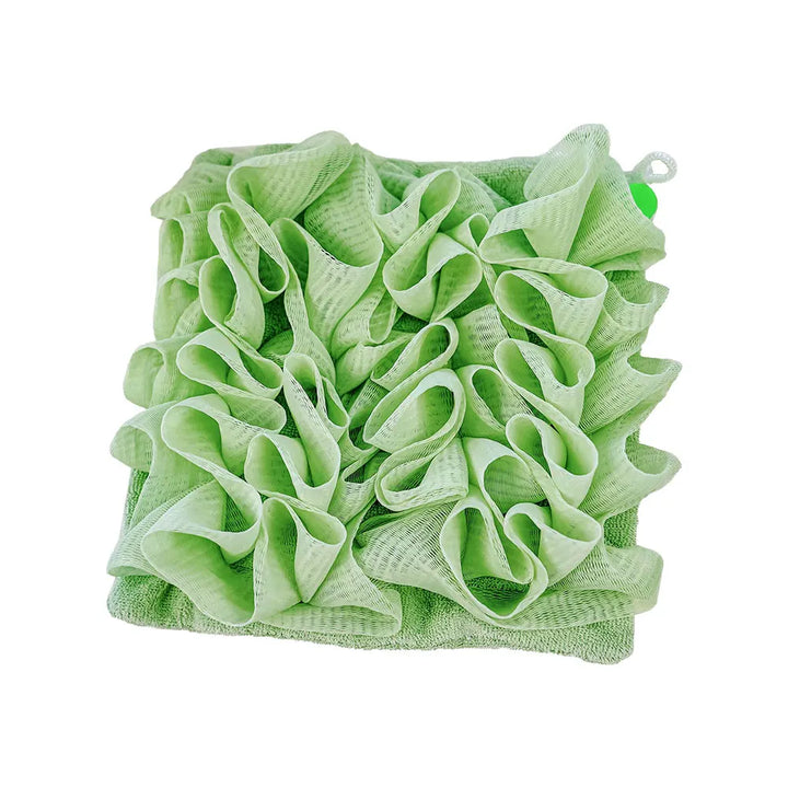 BowLift | 2-In-1 Exfoliating Mesh Shower Sponge