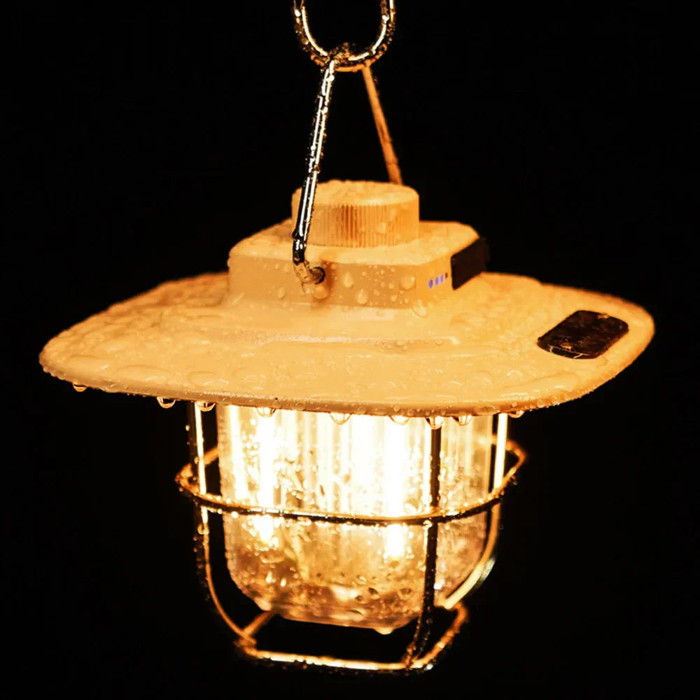 BowLift | Retro Rechargeable LED Camping Lantern - NostalgiaGlow