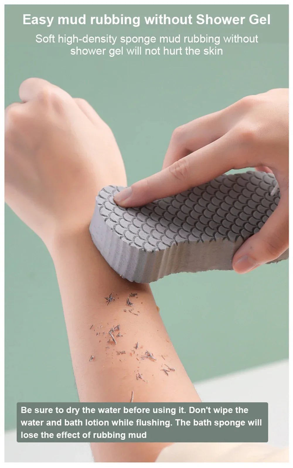 BowLift | Exfoliating Bath Scrubbing Sponge