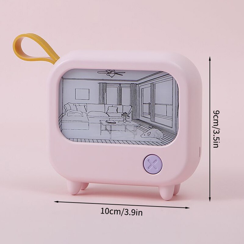 Mini Art TV Painting Decor Night Lamp | Bowlift