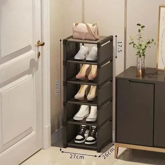 BowLift | SHOECORNER RACK – Stackable shoe rack for corners – Space-saving organization with style
