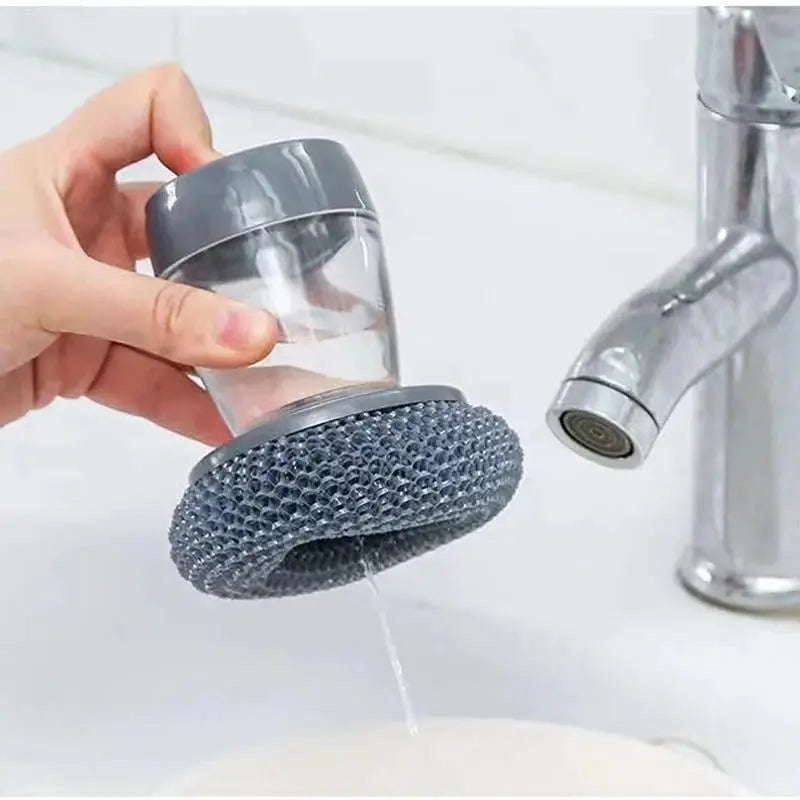 BowLift | Soap dispenser hand brush ( 5 steel wire balls)