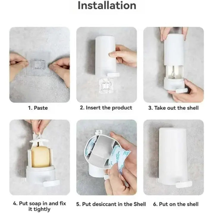 BowLift | Soap dispenser with rubbing function for hygienic application