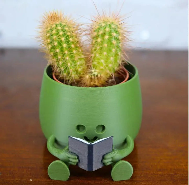 BowLift | Self-watering Flower Pot – Cute face with flexible legs!