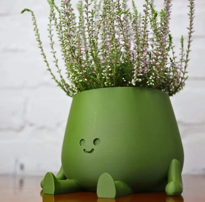 BowLift | Self-watering Flower Pot – Cute face with flexible legs!