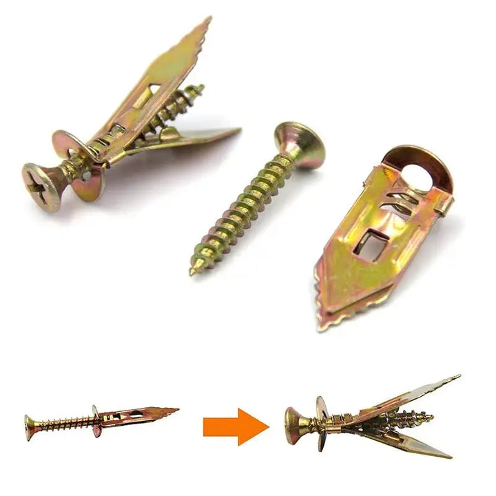 BowLift | Self-drilling drywall anchors with screws – No pre-drilling, maximum load capacity