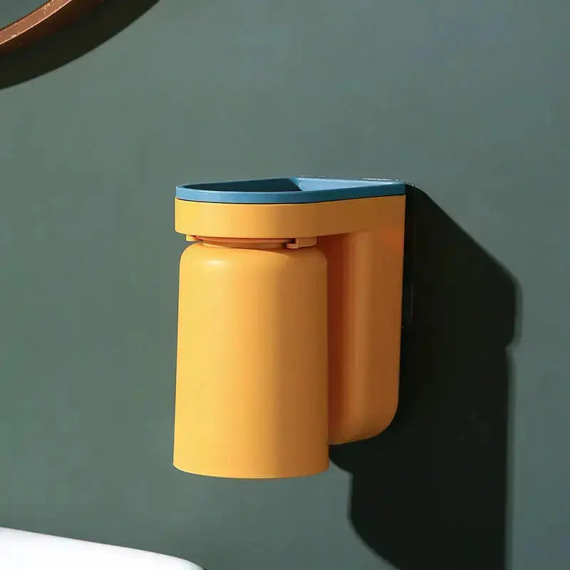 BowLift | Self-adhesive wall toothbrush holder for space-saving organization