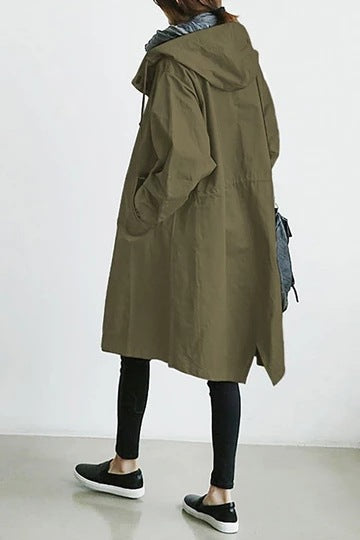BowLift | Windproof Women's Trench Coat with Hood