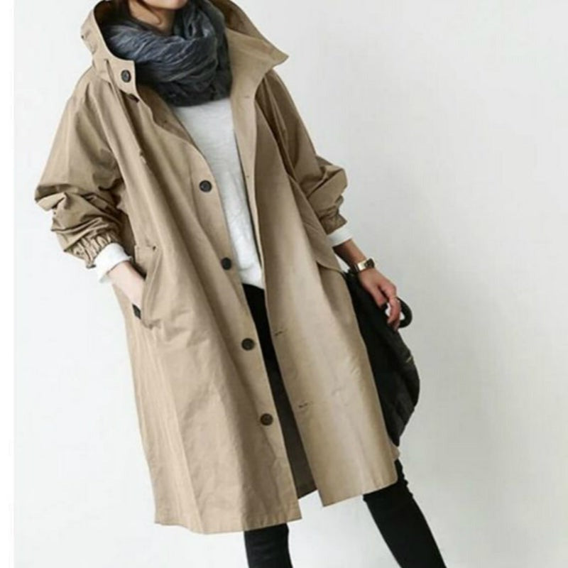 BowLift | Waterproof and Windproof Women's Trench Coat with Hood
