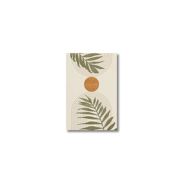 Set of 3PCS Neutral Tones Tropical Botanical Abstract Wall Art Fine Art Canvas Prints Pictures For Living Room Dining Room Scandinavian Home Decor | Bowlift