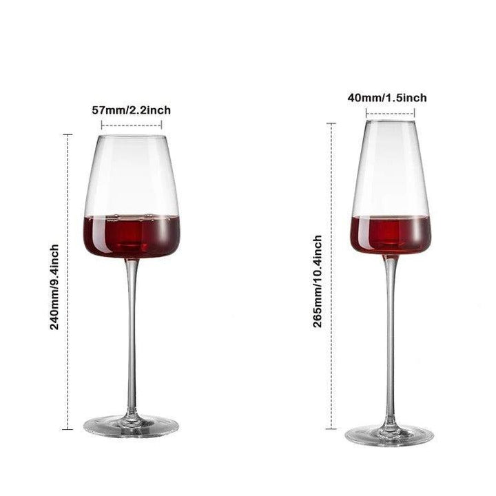 Sets of 2, 4 & 6 Handmade Crystal Wine and Champagne Glasses - 4 Sizes | Bowlift