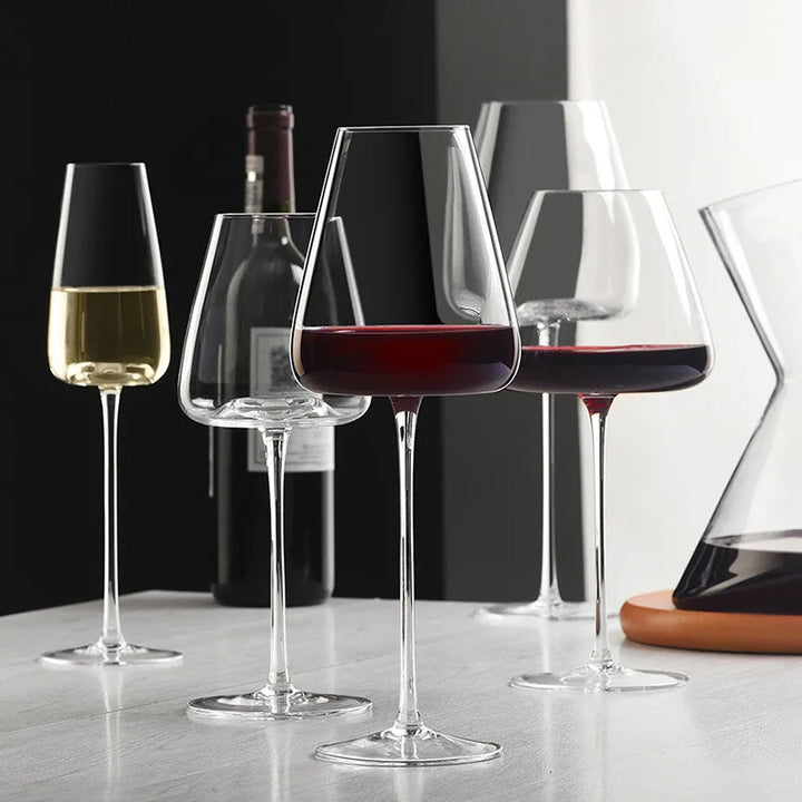 Sets of 2, 4 & 6 Handmade Crystal Wine and Champagne Glasses - 4 Sizes | Bowlift