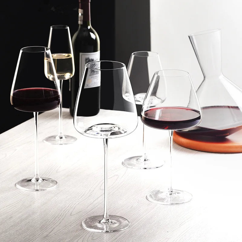 Sets of 2, 4 & 6 Handmade Crystal Wine and Champagne Glasses - 4 Sizes | Bowlift