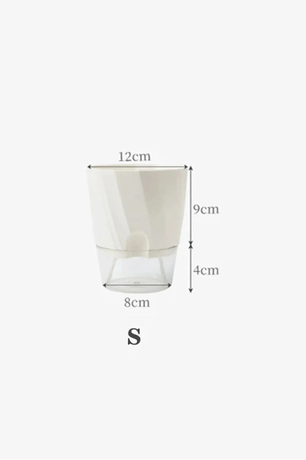 Transparent office plant pot | Bowlift