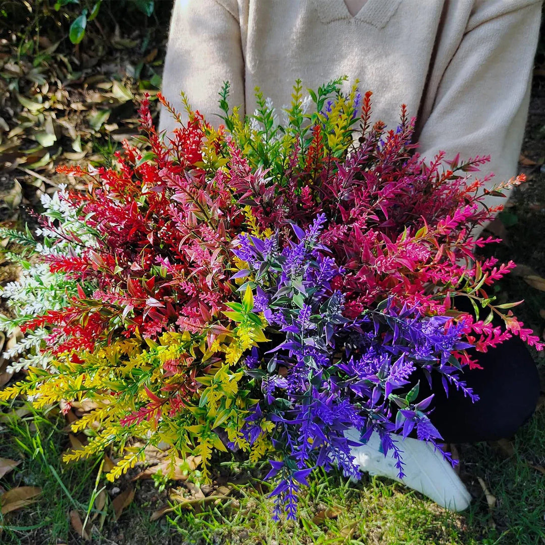 BowLift | Florabell 12 Piece Set Artificial Lavender | Artificial Plants for Weddings, Vases, Garlands & Decoration | For Indoor & Outdoor