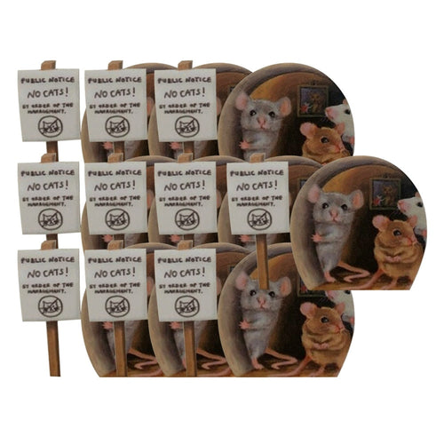 BowLift | 3D Mouse Hole Funny Wall Stickers