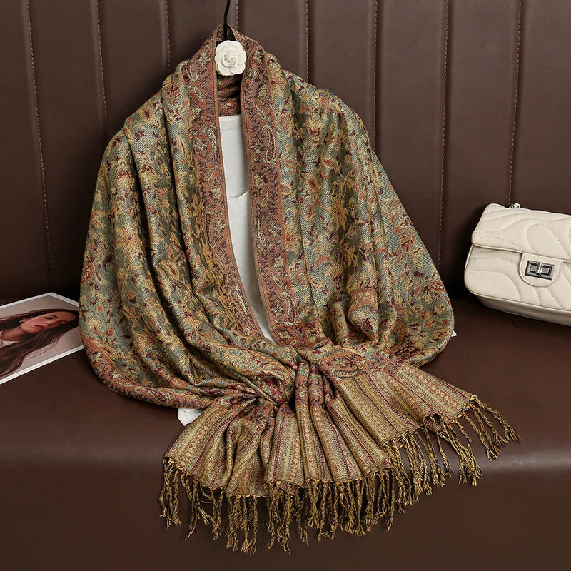 BowLift | Élégancea | Women's Scarf | Cashmere Feel | 70 × 190 cm | Luxury Print & Warm