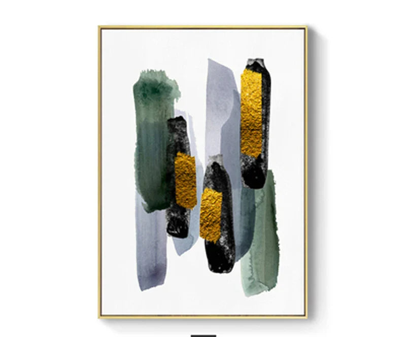 Abstract Mountain Landscape Wall Art Fine Art Canvas Prints Pictures For Modern Apartment Living Room Bedroom Hotel Room Art Decor | Bowlift